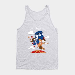 Clara and Doctor travel with Tardis Tank Top